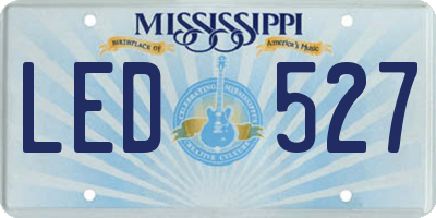 MS license plate LED527