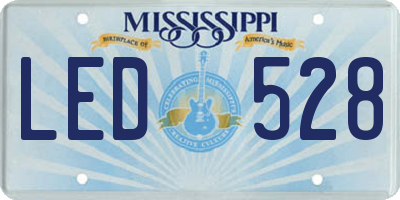 MS license plate LED528