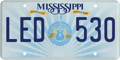 MS license plate LED530