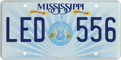 MS license plate LED556