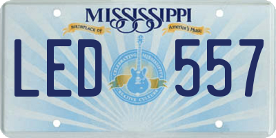 MS license plate LED557