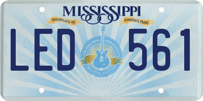 MS license plate LED561