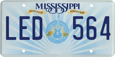 MS license plate LED564