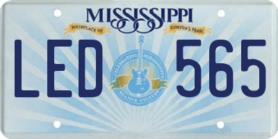 MS license plate LED565