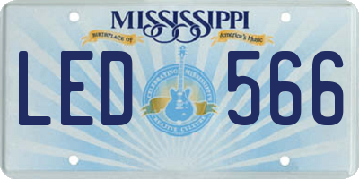 MS license plate LED566