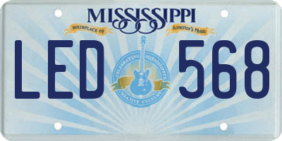MS license plate LED568