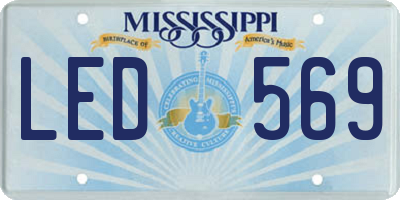 MS license plate LED569