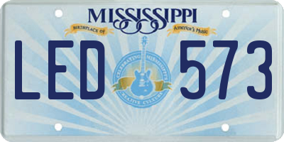 MS license plate LED573