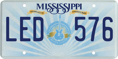 MS license plate LED576