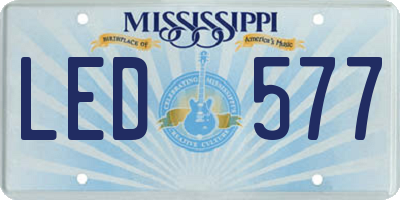 MS license plate LED577