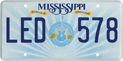 MS license plate LED578