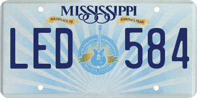 MS license plate LED584