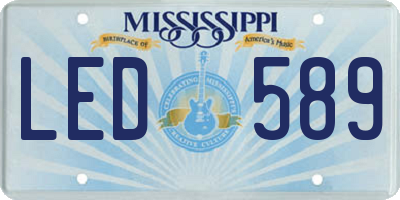 MS license plate LED589