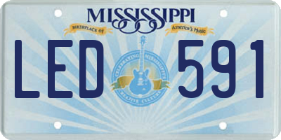 MS license plate LED591