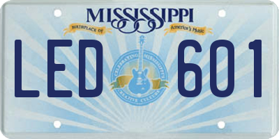 MS license plate LED601