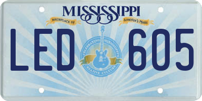 MS license plate LED605