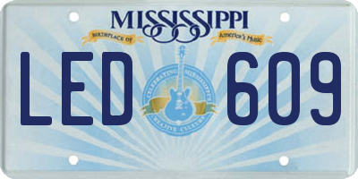 MS license plate LED609