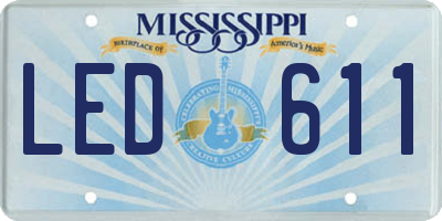 MS license plate LED611