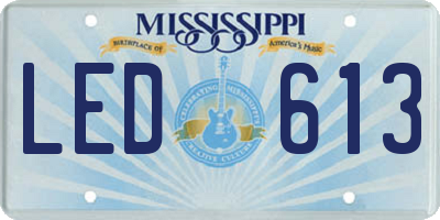 MS license plate LED613