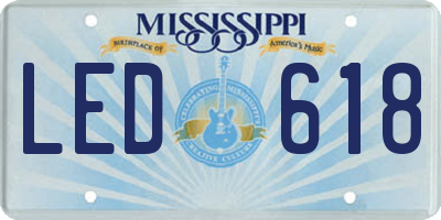 MS license plate LED618