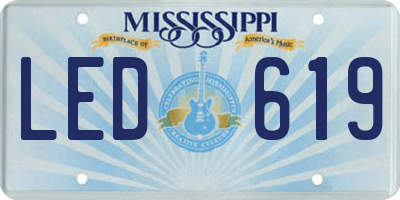 MS license plate LED619