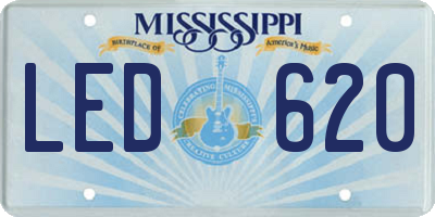 MS license plate LED620