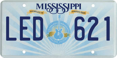MS license plate LED621