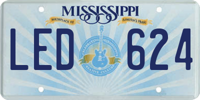 MS license plate LED624