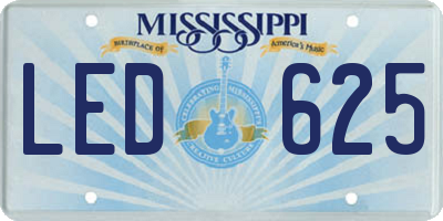 MS license plate LED625