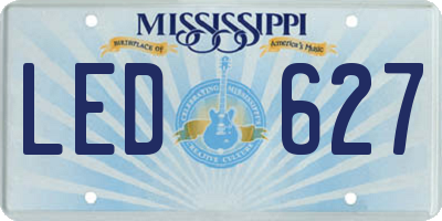 MS license plate LED627