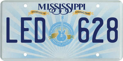 MS license plate LED628
