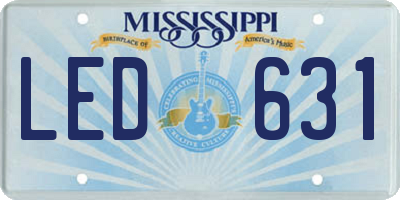 MS license plate LED631