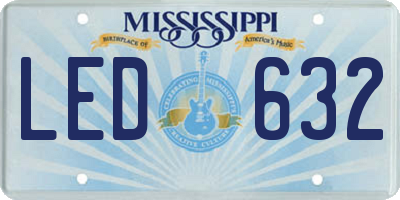 MS license plate LED632