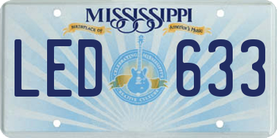 MS license plate LED633