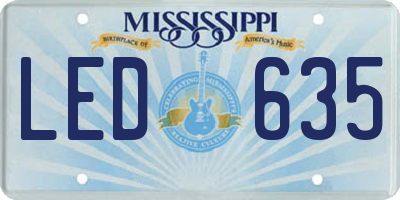 MS license plate LED635