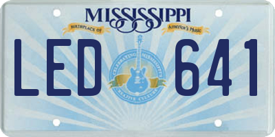 MS license plate LED641