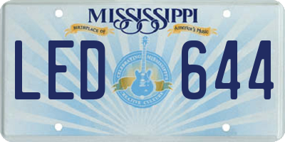 MS license plate LED644