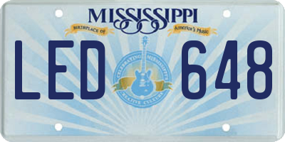 MS license plate LED648