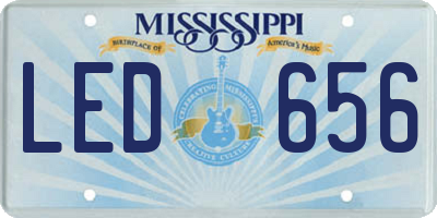 MS license plate LED656