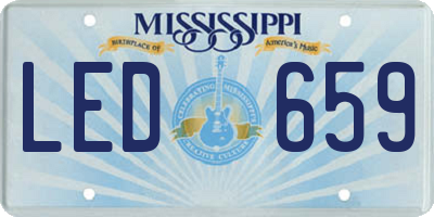 MS license plate LED659