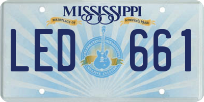 MS license plate LED661
