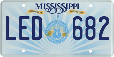 MS license plate LED682