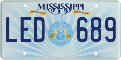 MS license plate LED689
