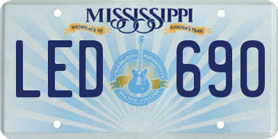 MS license plate LED690