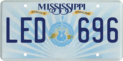MS license plate LED696