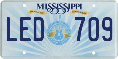 MS license plate LED709