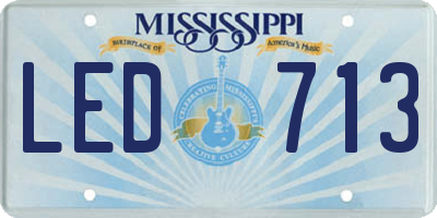 MS license plate LED713