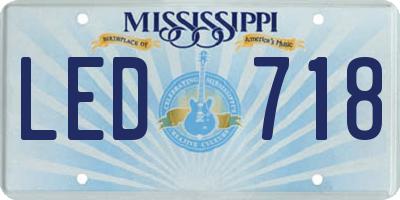 MS license plate LED718