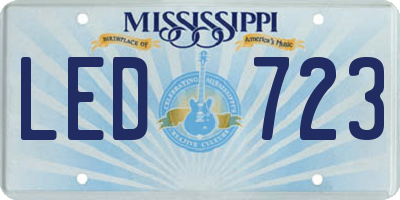 MS license plate LED723