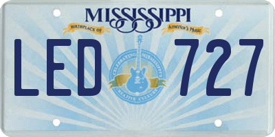 MS license plate LED727